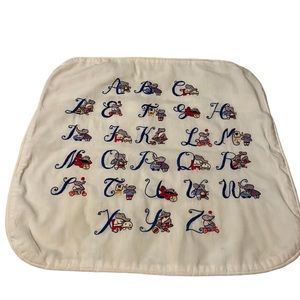 Vintage Barbar Alphabet Pillowcase
